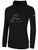 ACE VOLLEYBALL BASICS FLEECE PULLOVER HOODIE CREST CENTER CHEST BLACK WHITE
