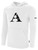 ACE VOLLEYBALL BASICS FLEECE PULLOVER HOODIE CREST CENTER CHEST WHITE BLACK