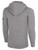 IFL FAN SHOP BASICS FLEECE PULLOVER HOODIE CREST ON WEARERS CENTER CHEST LIGHT HEATHER GREY BLACK