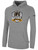 IFL FAN SHOP BASICS FLEECE PULLOVER HOODIE CREST ON WEARERS CENTER CHEST LIGHT HEATHER GREY BLACK
