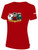 ARIZONA RATTLERS IFL BASICS COTTON T-SHIRT CREST ON WEARERS CENTER CHEST RED WHITE