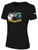 ARIZONA RATTLERS IFL BASICS COTTON T-SHIRT CREST ON WEARERS CENTER CHEST BLACK WHITE