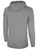 ARIZONA RATTLERS IFL BASICS FLEECE PULLOVER HOODIE CREST ON WEARERS CENTER CHEST LIGHT HEATHER GREY BLACK