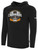 ARIZONA RATTLERS IFL BASICS FLEECE PULLOVER HOODIE CREST ON WEARERS CENTER CHEST BLACK WHITE