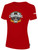 ARIZONA RATTLERS IFL BASICS COTTON T-SHIRT CREST ON WEARERS CENTER CHEST RED WHITE