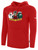 GREEN BAY BLIZZARD BASICS FLEECE PULLOVER HOODIE CREST ON WEARERS CENTER CHEST RED WHITE