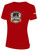 GREEN BAY BLIZZARD BASICS COTTON T-SHIRT CREST ON WEARERS CENTER CHEST RED WHITE