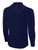 VALLEJO UNITED BASICS POLY LONG SLEEVE HOODED TEE NAVY WHITE