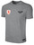 SOCAL REDS FC UNISEX CS ESTABLISHED TEE LIGHT HEATHER GREY BLACK