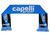 VIRGINIA RUSH SCARF BLACK BLUE