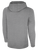 MVLA BASICS FULL ZIP HOODIE LIGHT HEATHER GREY BLACK