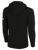 USASA BASICS LARGE LOGO PULLOVER FLEECE HOODIE CENTER FRONT: USASA CREST BLACK WHITE