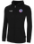 USASA BASICS FULL ZIP FLEECE HOODIE BLACK WHITE