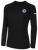USASA SMALL LOGO BASICS COTTON LONG SLEEVE T-SHIRT LEFT CHEST: USASA CREST BLACK WHITE