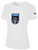 AUBURN SC BASICS COTTON SHORT SLEEVE T-SHIRT CENTER FRONT: AUBURN SC CREST WHITE BLACK