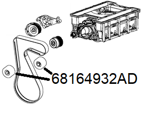 Mopar Hellcat Idler Pulley (Quantity 1) (2015+ 6.2L Hellcat, Demon