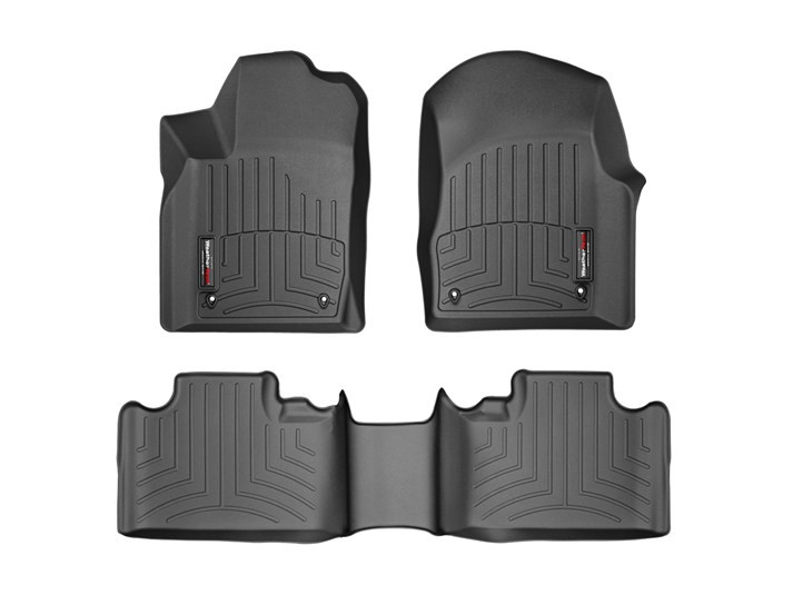 WeatherTech 444851-443244 Front & Rear FloorLiners Black for 13-15