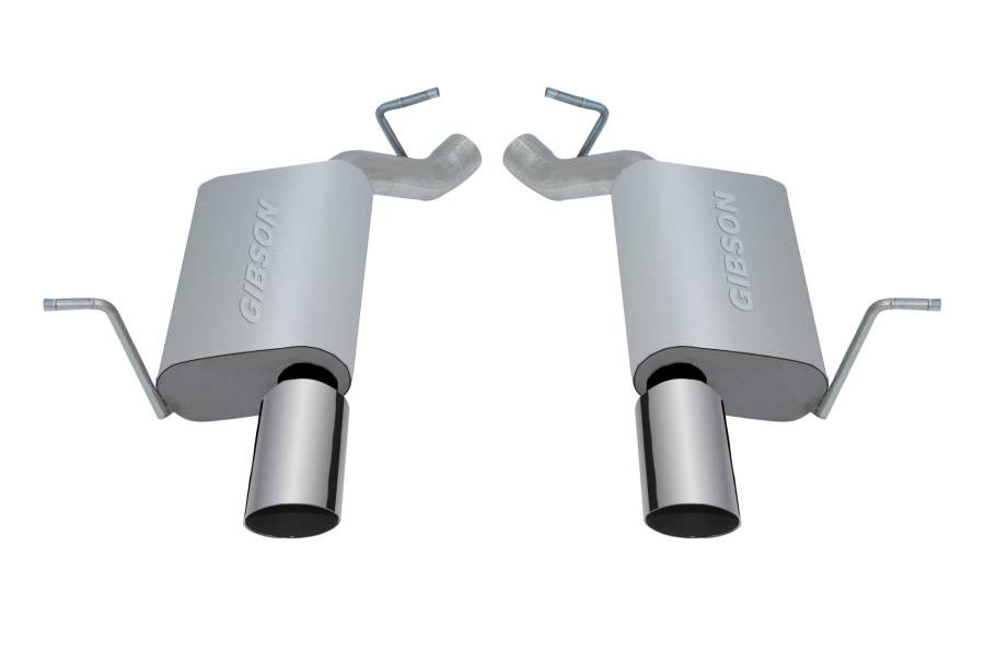 Gibson 616006 Dual Axle Back Performance Exhaust Stainless for 13