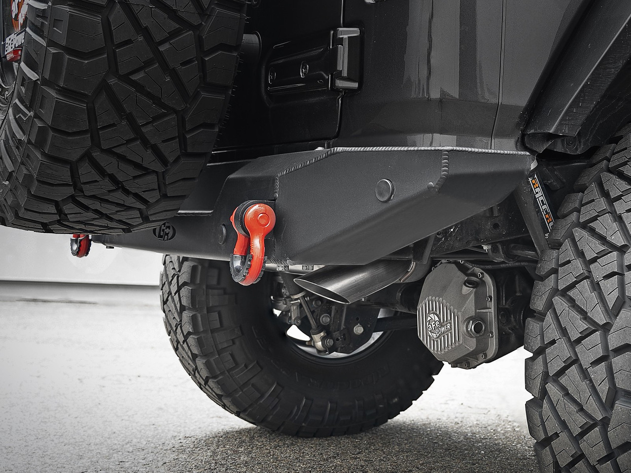 aFe 2.5in 409 SS Cat-Back Hi-Tuck Exhaust Jeep JL 18-21 3.6L (49-48065-1)