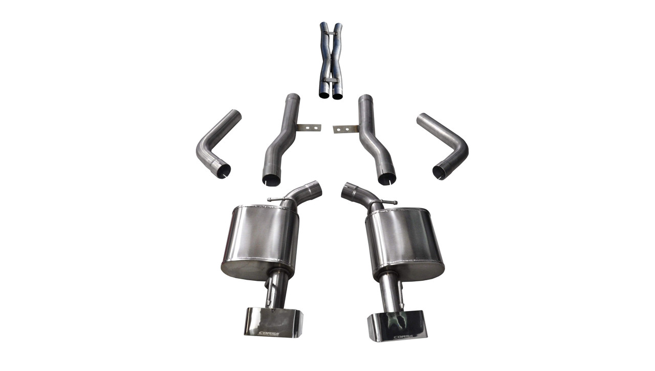 DISCONTINUED CORSA 21008 Xtreme Cat-Back GTX2 Polished Tips for 17