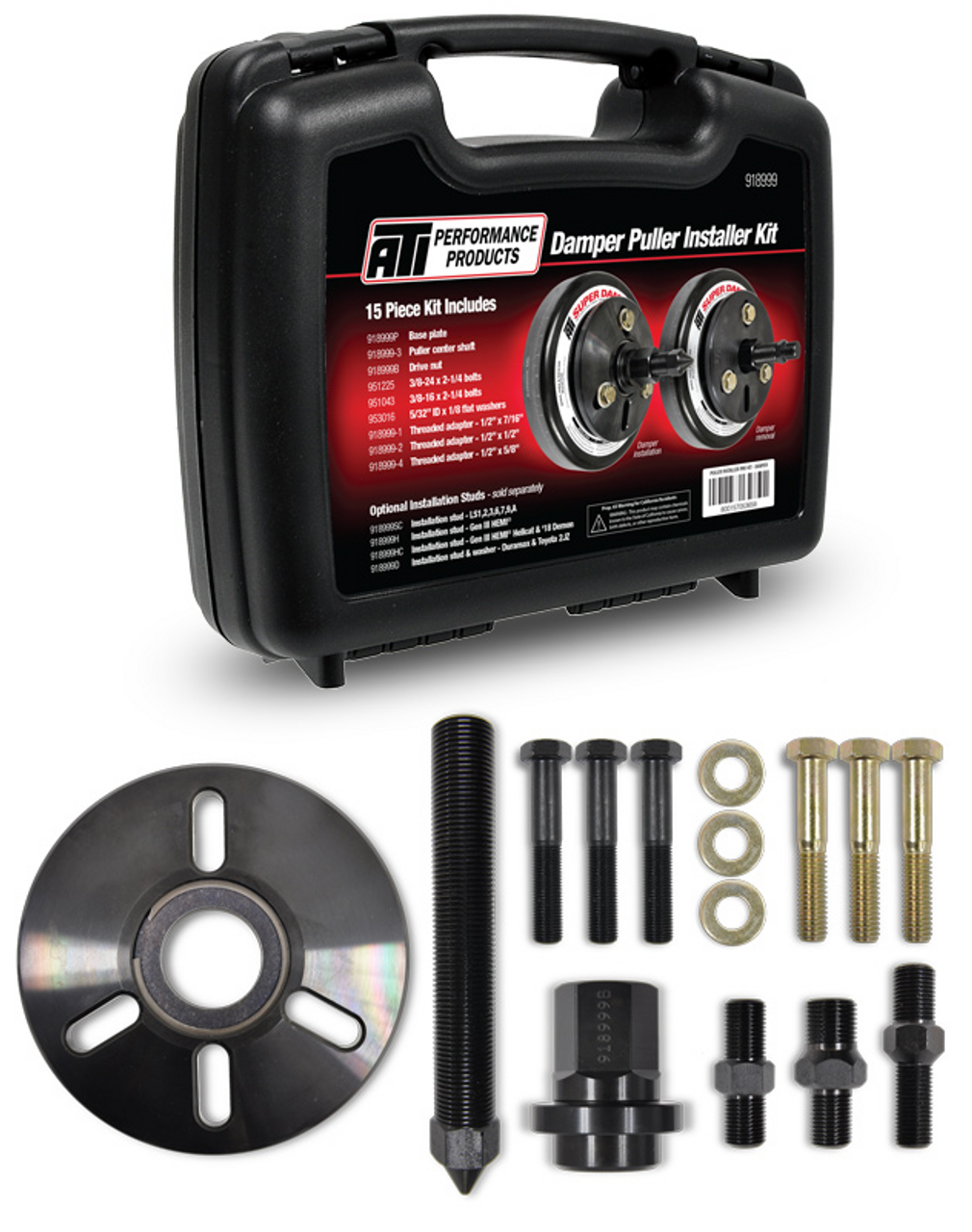 ATI super damper. Performance damper. ATI damper Remover. ATI Performance. Install kit