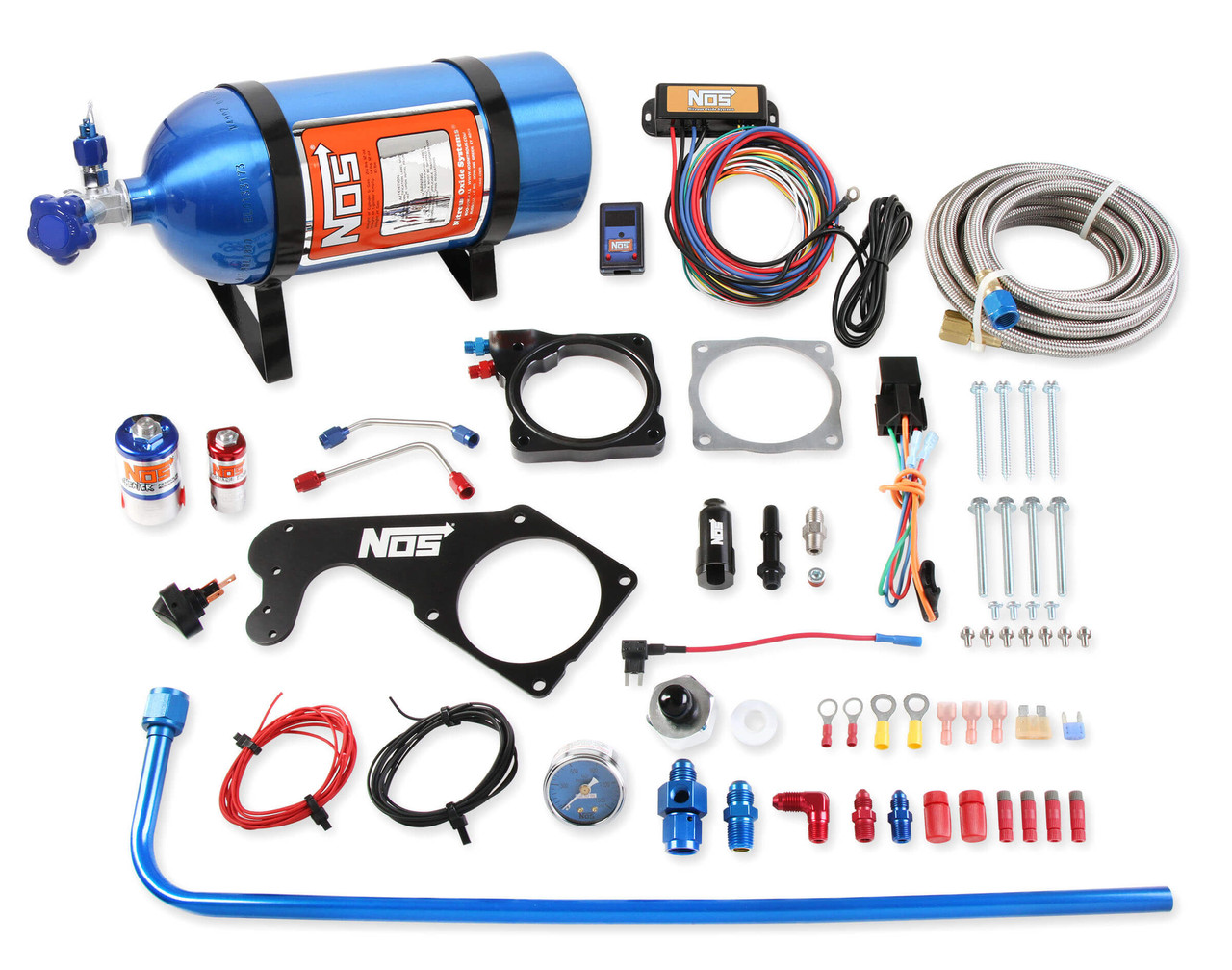 その他 noa0517 NOS Wet 80mm Plate Blue Nitrous System for 05-20 Challenger