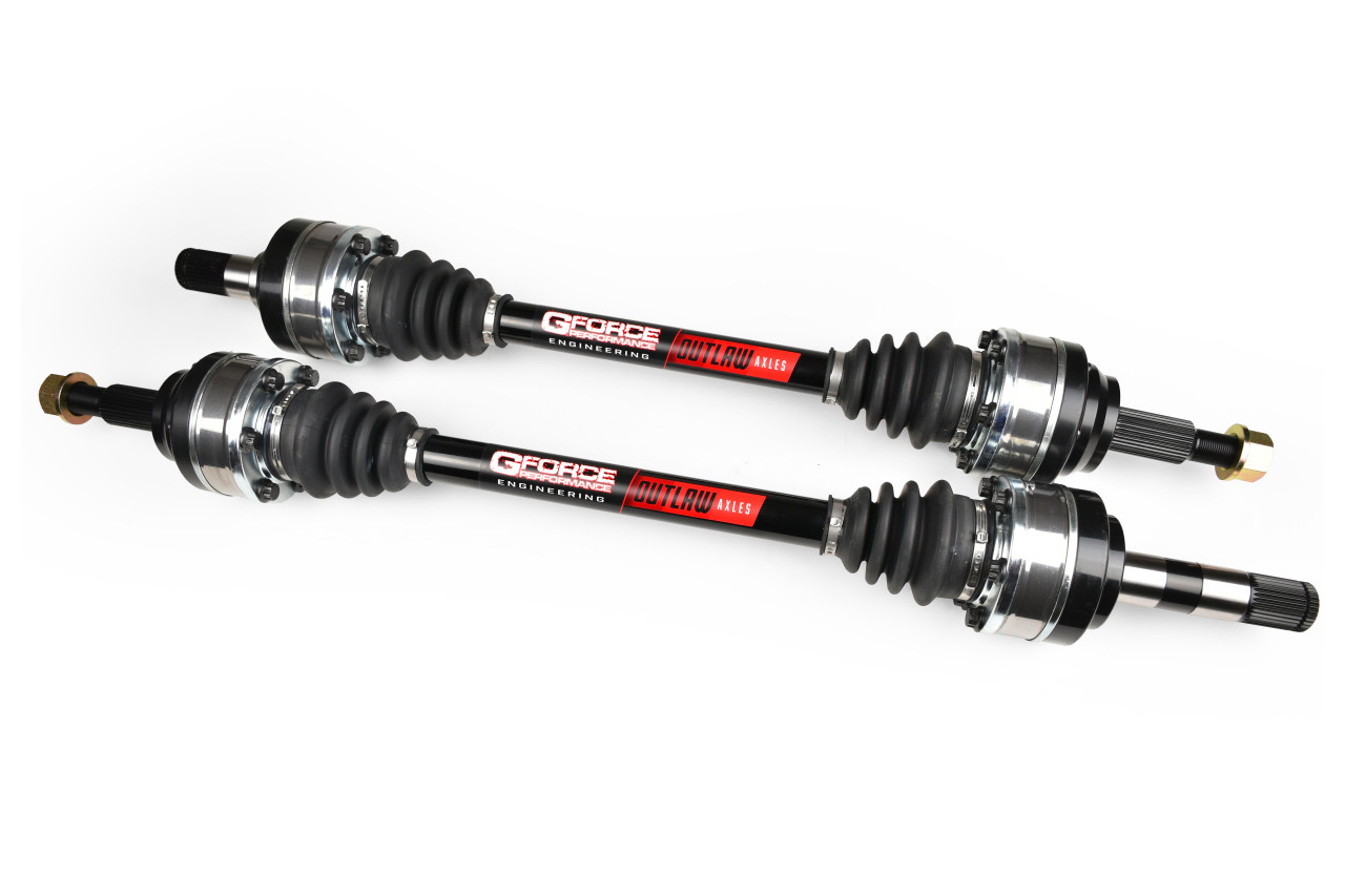 GForce WK210106A Outlaw Axles with Exotic Alloy Inner Stubs for 18