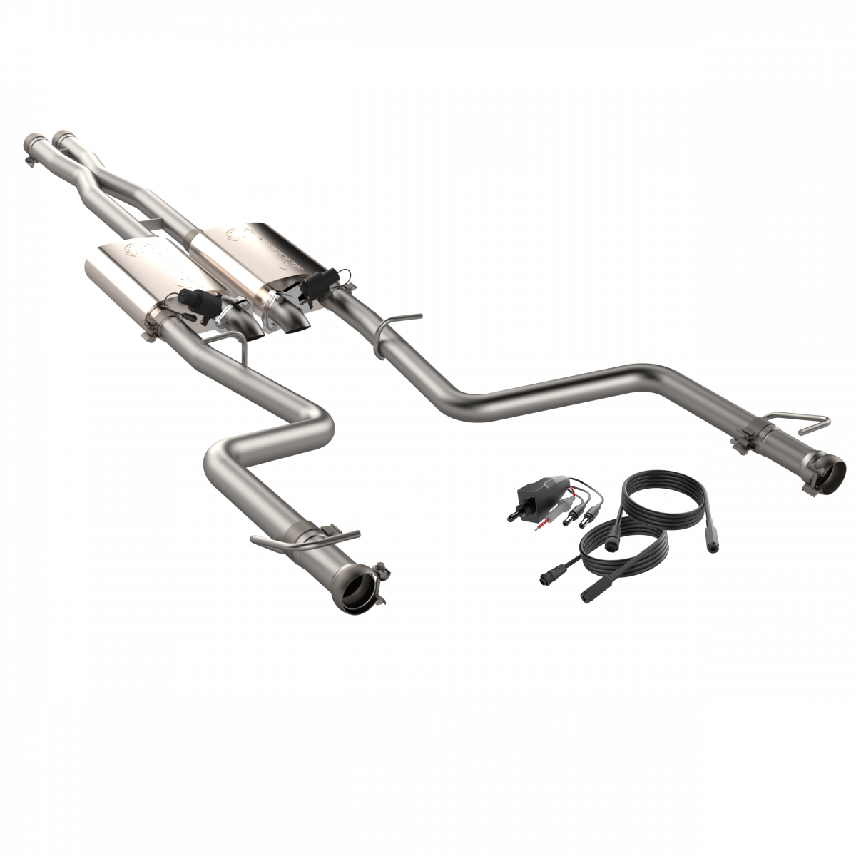QTP 430115 Screamer Cat Back for 15-23 Challenger R/T Scat Pack