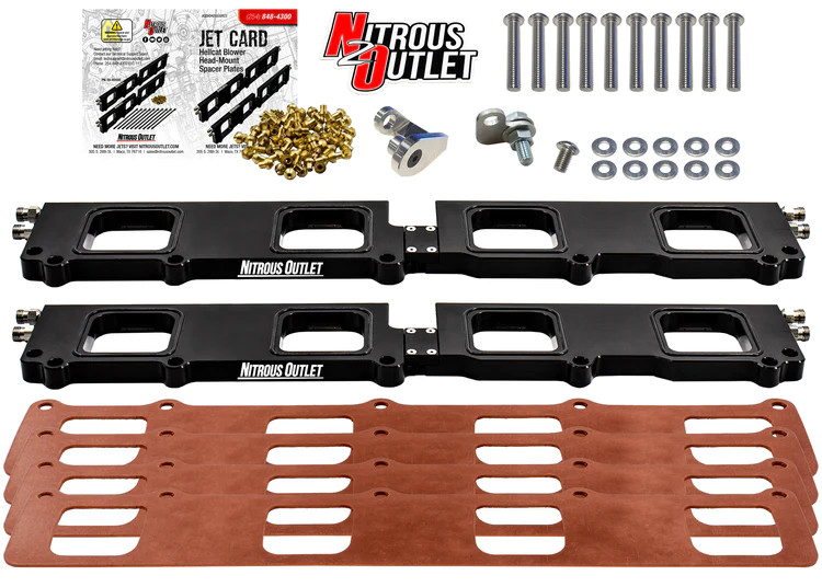 Nitrous Outlet 00-43050-W Whipple 3.0L Blower Plate Spacer