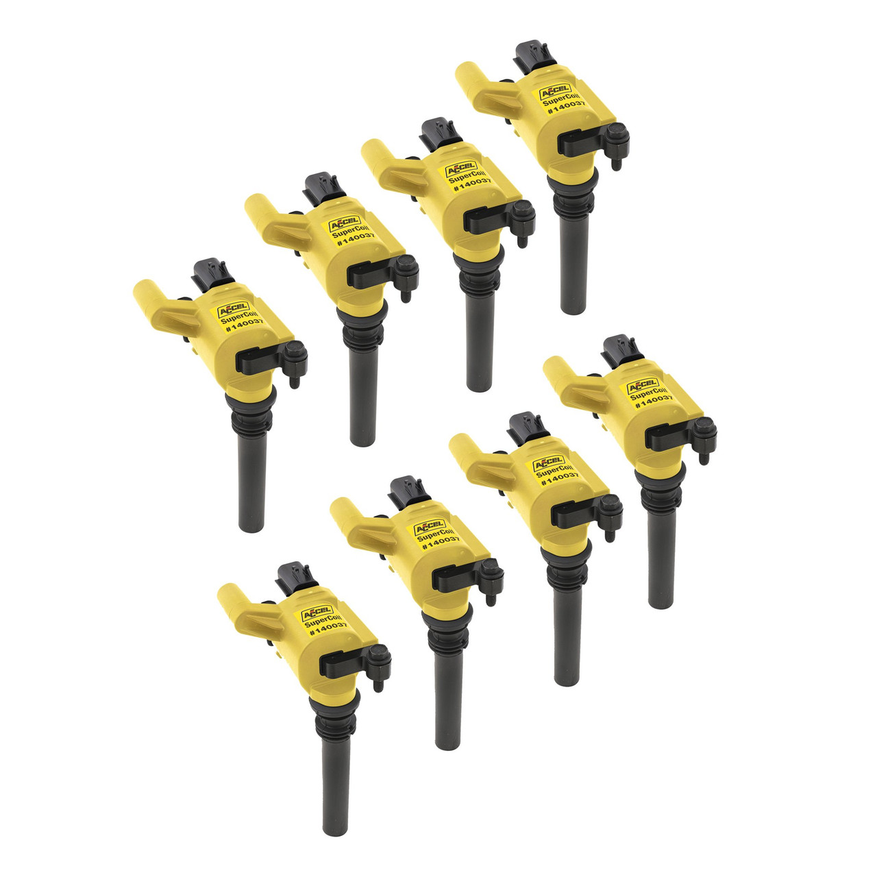 アメリ　COIL CUT TOP マスタード　イエロー ACCEL Ignition Coil Pack, Super Coil, Female Socket, 38700V
