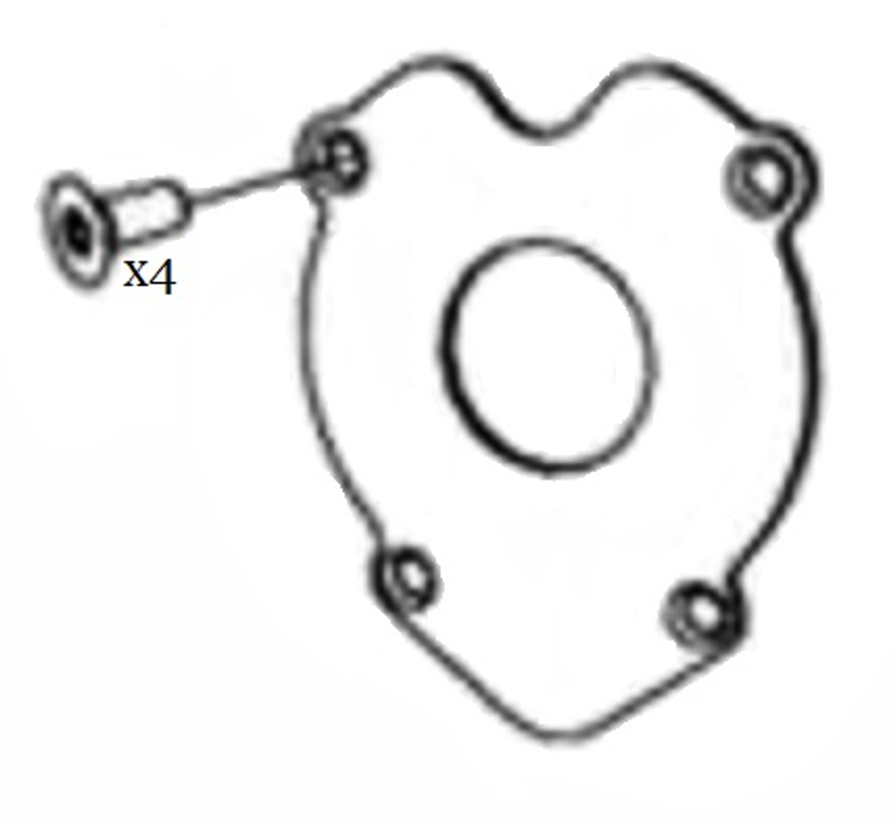  Enginequest CP350N Cam Thrust Plates (5pk) Sbc 305/350