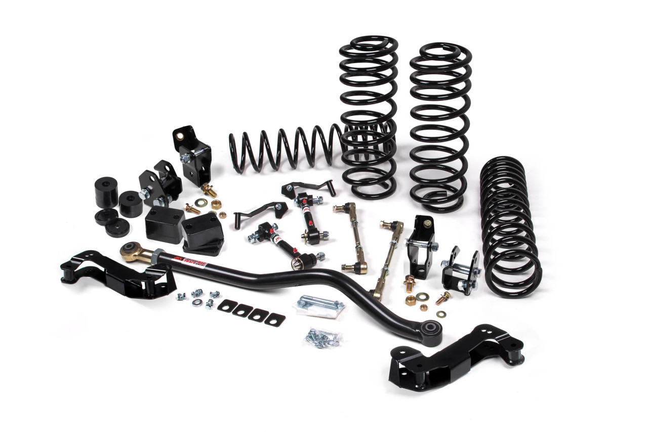 JKS Manufacturing JSPEC137KNS 2.5" JKontrol Lift Kit Shocks Brackets Standard Rate Coils for 18