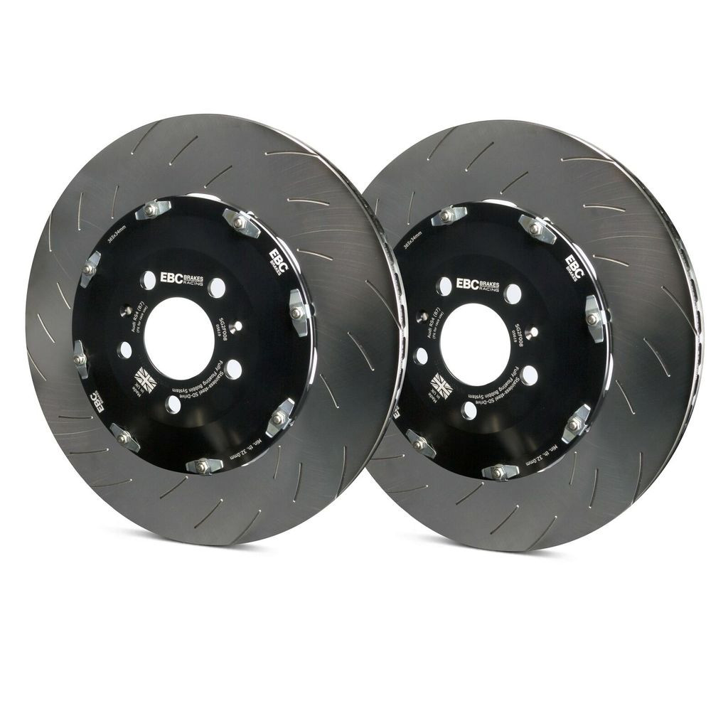 EBC SG2F017 Slotted Disc Brake Rotors Front for 15-20 Challenger