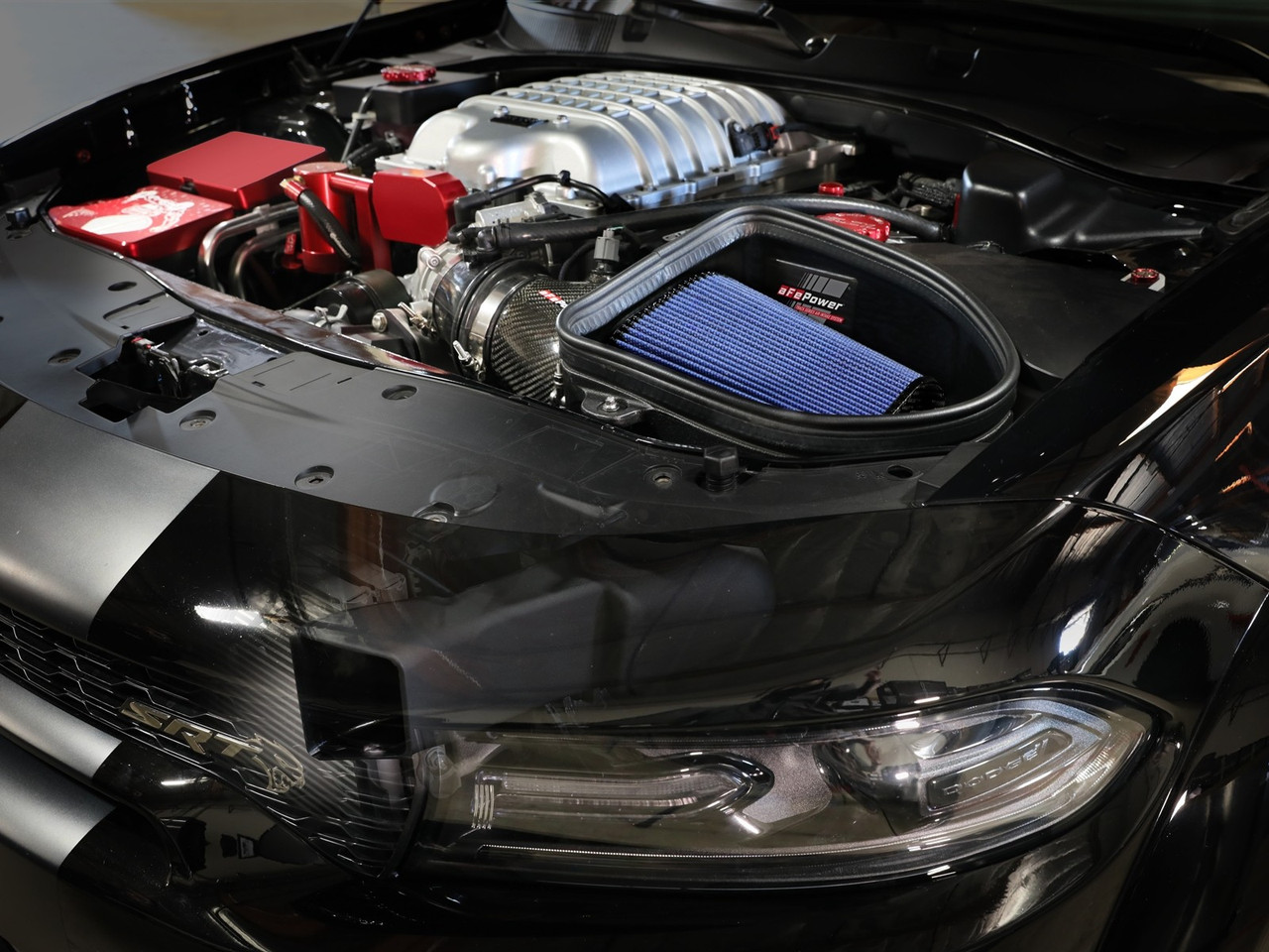 aFe Power 5710027R Track Series Carbon Fiber Cold Air Intake Pro 5R