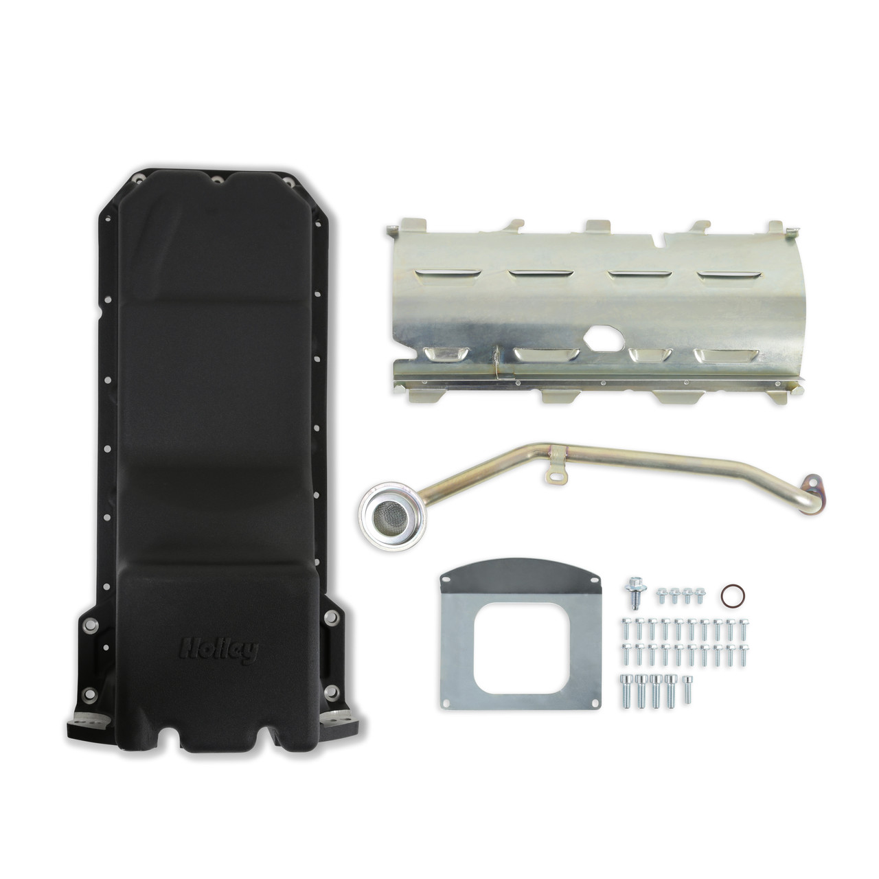 Holley 302-63BK Gen 3 HEMI Swap Oil Pan Rear Sump Black Finish for