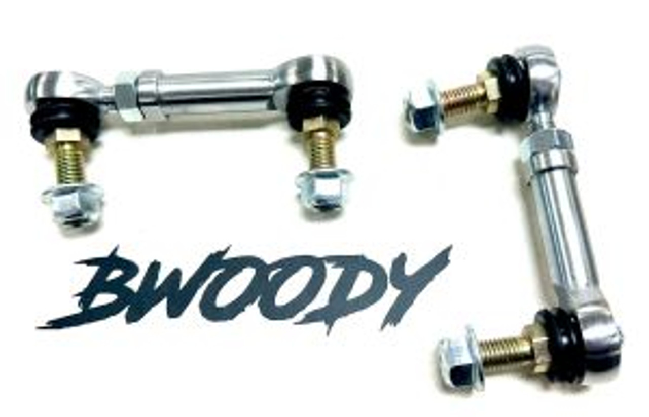 BWoody Performance Adjustable Rear Sway Bar End Links for 12Current