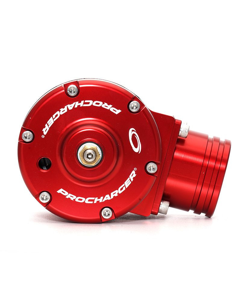 Procharger 3FASS007 Closed Race Bypass Valve Steel Flange Red
