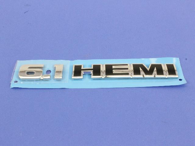 MOPAR 68029274AA 6.1 HEMI Badge for 08-10 Challenger SRT8