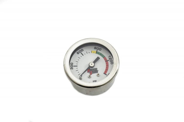 Nitrous Outlet 0063001 Luminescent Nitrous Pressure Gauge 1/8" NPT