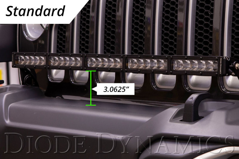 Diode Dynamics DD Bumper Light Kit - Amber / Combo 30in SS Light Bar | Jeep Wrangler JL (DD6082)