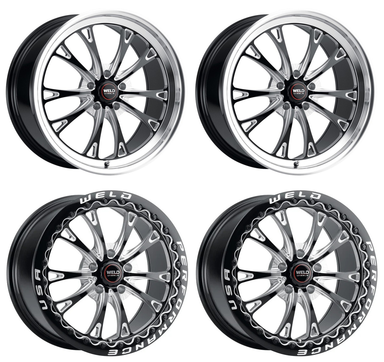 WELD Racing Belmont Wheel Drag Pack for 1221 Jeep Grand Cherokee SRT8