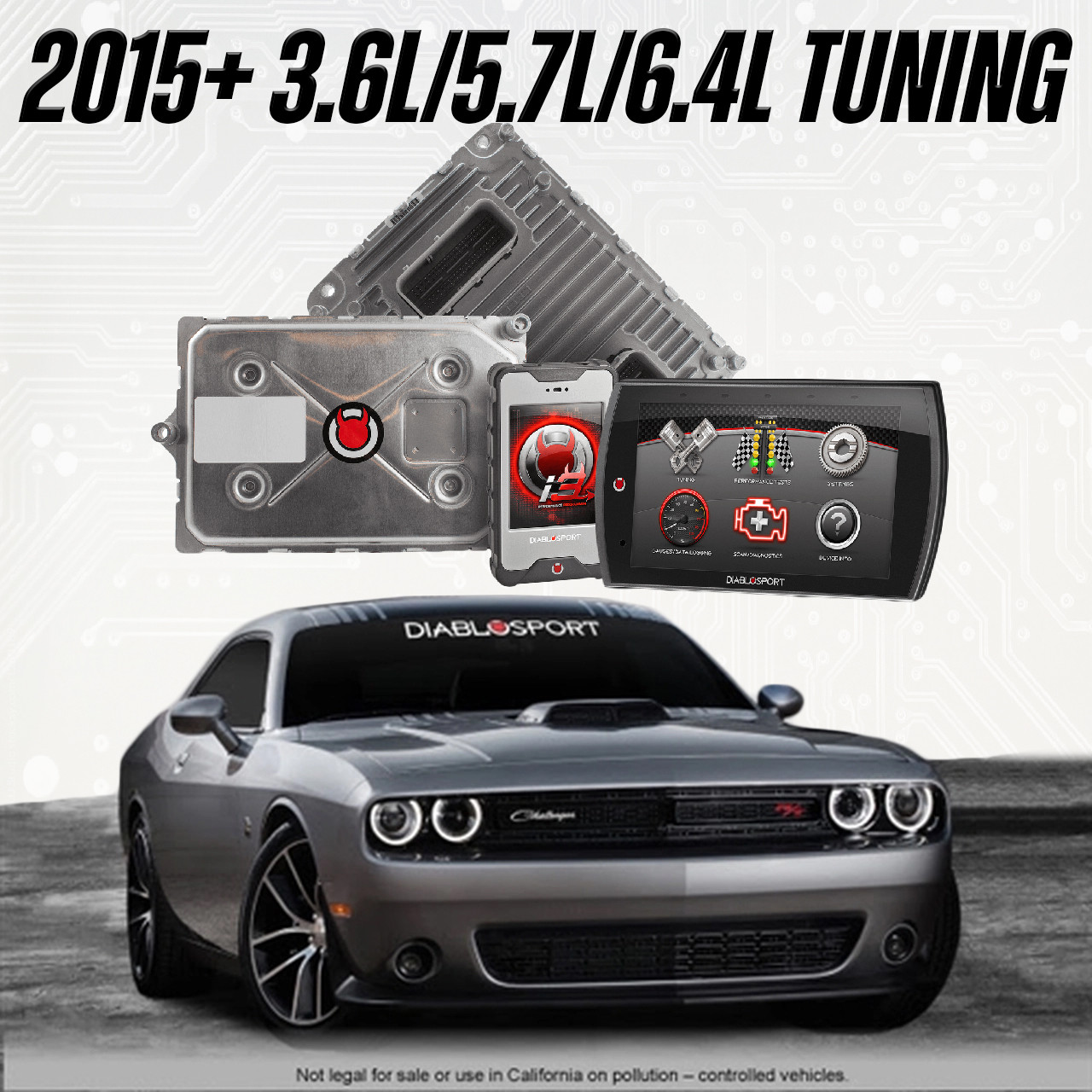 DiabloSport PCM & Tuner Package for 15-24 Chrysler, Dodge & Jeep