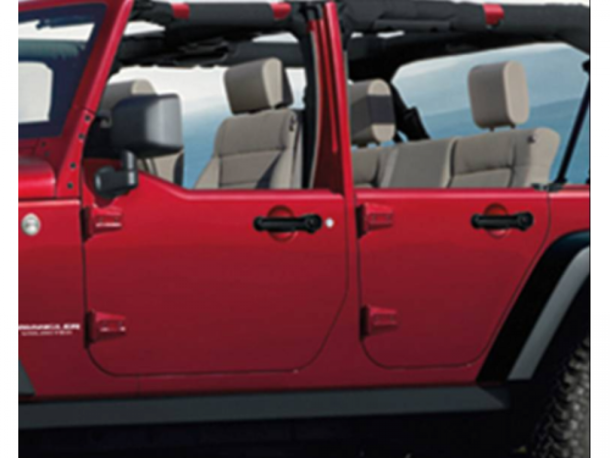 MOPAR 82212123AC Rear Half Door Kit for 07-18 Jeep Wrangler