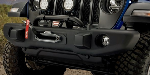 MOPAR 82215691AD Steel Off Road Front Bumper for 18-24 Jeep