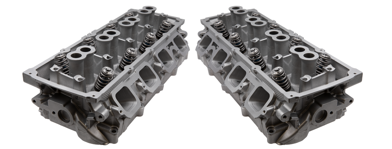 HHP Racing & BES CNC Ported Cylinder Head Pair for 09-23 Challenger,  Charger, 300, RAM, Durango & Grand Cherokee 5.7L