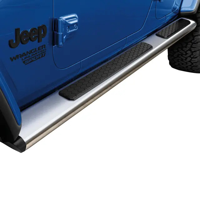 MOPAR 82215329AB Tubular Side Steps Chrome for 18-24 Jeep Wrangler