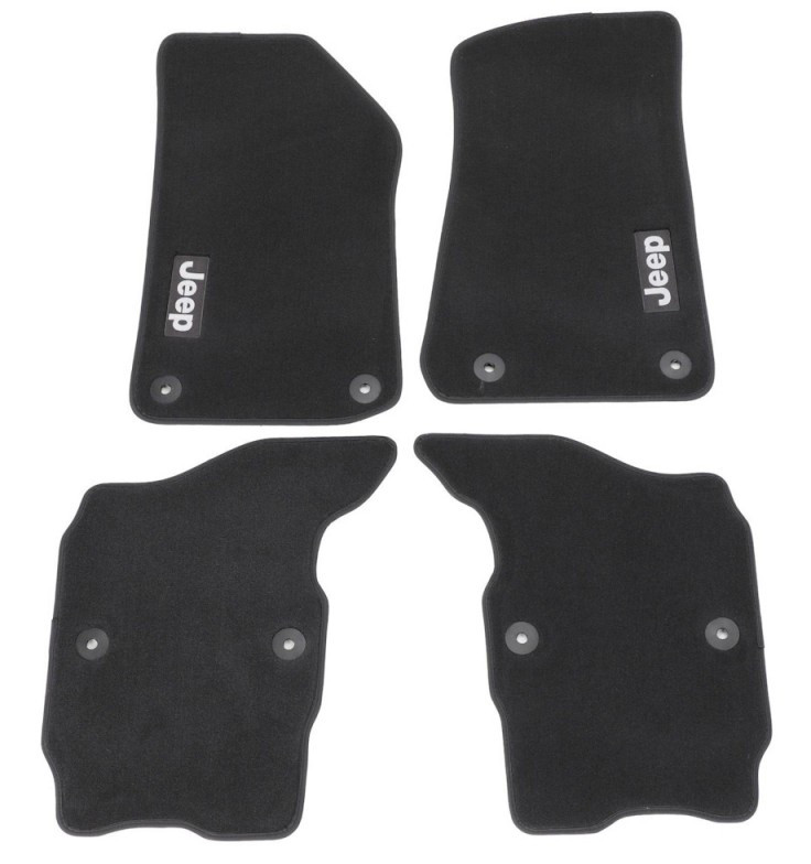 MOPAR 82216074 Premium Carpet Floor Mats for 21-25 Jeep Wrangler