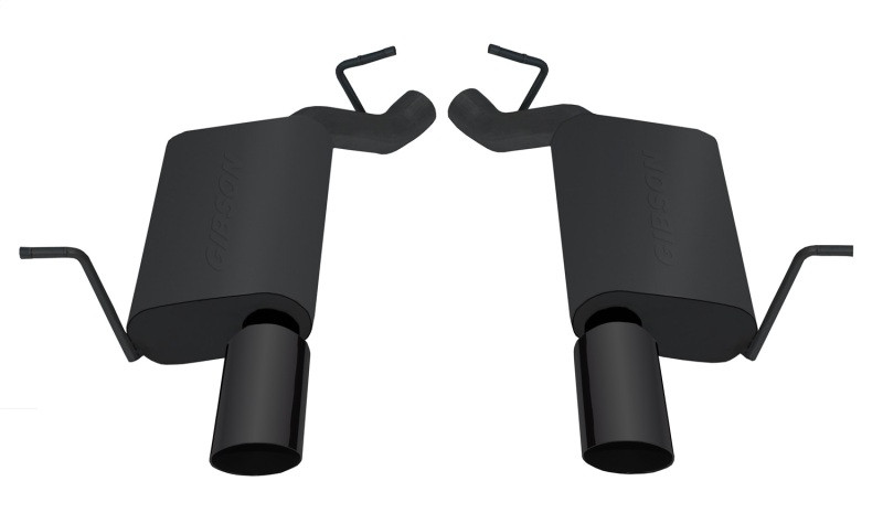 Gibson 616006B Dual Axle Back Performance Exhaust Stainless Black