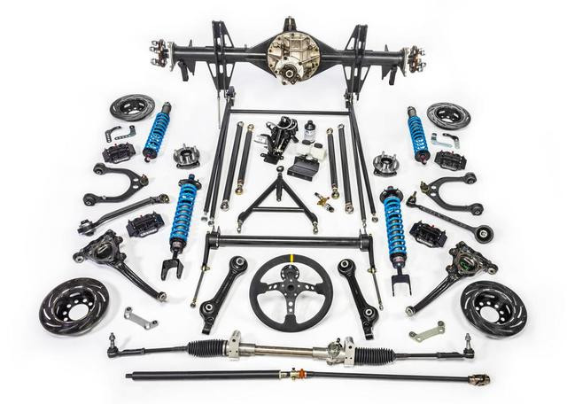 ファニーカー　Mopar & Checker Schuck's Kragen MOPAR P5160241AC Suspension Kit for Challenger Drag Pak - High