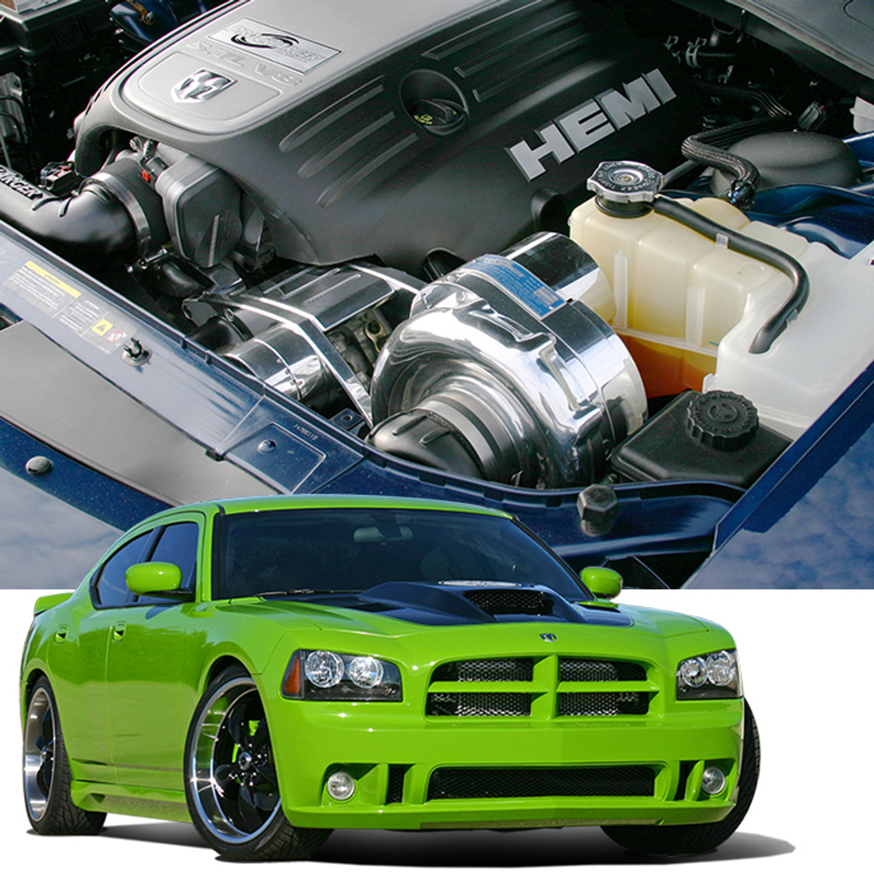 ProCharger Stage II Intercooled Supercharger Tuner Kit for 06-08 Charger  5.7L - 1DD204-SCI-5.7